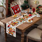Gingerbread Man Christmas Table Flag