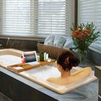 Extendable Bamboo Bathtub Caddy Tray