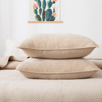 Kasentex Lightweight Plush Velvet Quilt Set Queen/King - Soft All Season Bedspread Coverlet