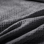 Kasentex Lightweight Plush Velvet Quilt Set Queen/King - Soft All Season Bedspread Coverlet