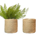Woven Jute Planter Baskets, Set of 2