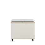 Lift-Top Folding Coffee Table with Storage Drawers