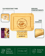 Cheese Board XXL with Cutlery Set