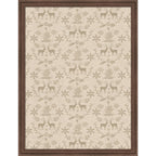 Framed Fabric Magnetic Board Christmas Reindeer Wall Organization