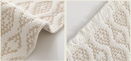 Grey Diamond Woven Placemats 12"x19", Set of 4