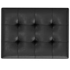 Shay - Large Square Coffee Table Storage Ottoman Mid-Century Style