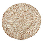 16" Round Jute Farmhouse Placemats, Set of 4