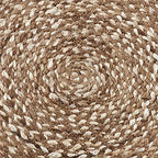 16" Round Jute Farmhouse Placemats, Set of 4