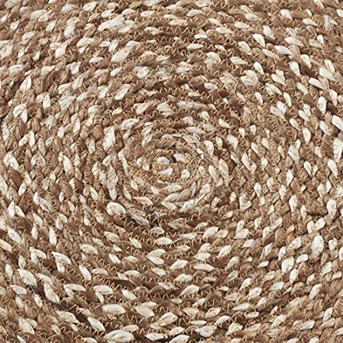 16" Round Jute Farmhouse Placemats, Set of 4