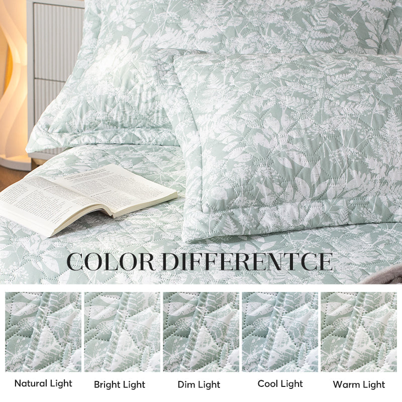 Kasentex Lightweight Floral Quilt Set