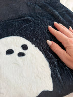 Soft Ghost Throw Blanket – Black & White, 50” x 60”