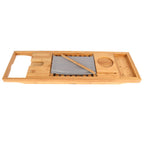 Extendable Bamboo Bathtub Caddy Tray
