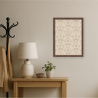 Framed Fabric Magnetic Board Christmas Reindeer Wall Organization