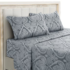 Lux Decor Paisley Brushed Microfiber Sheet Set