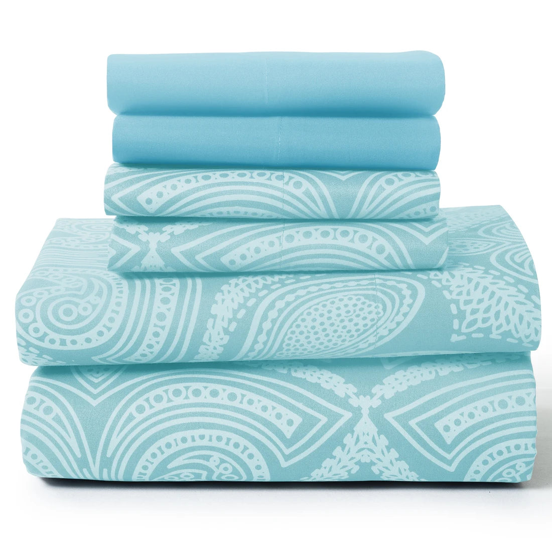 Paisley Manor 6-Piece Luxury Microfiber Sheet Set