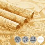 Lux Decor Paisley Brushed Microfiber Sheet Set