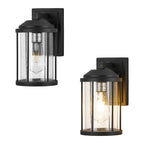2-Pack 11" Modern Farmhouse Outdoor Wall Lanterns