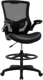 Tall Ergonomic Drafting Chair with Footrest