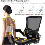 Tall Ergonomic Drafting Chair with Footrest