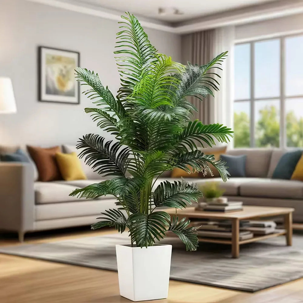 Coastal Haven Faux Palm Tree Set – 35-Inch Tropical Decor (2-Pack)