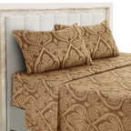Lux Decor Paisley Brushed Microfiber Sheet Set
