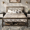 Iron Haven Vintage Metal Platform Bed Frame