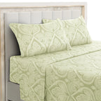 Lux Decor Paisley Brushed Microfiber Sheet Set