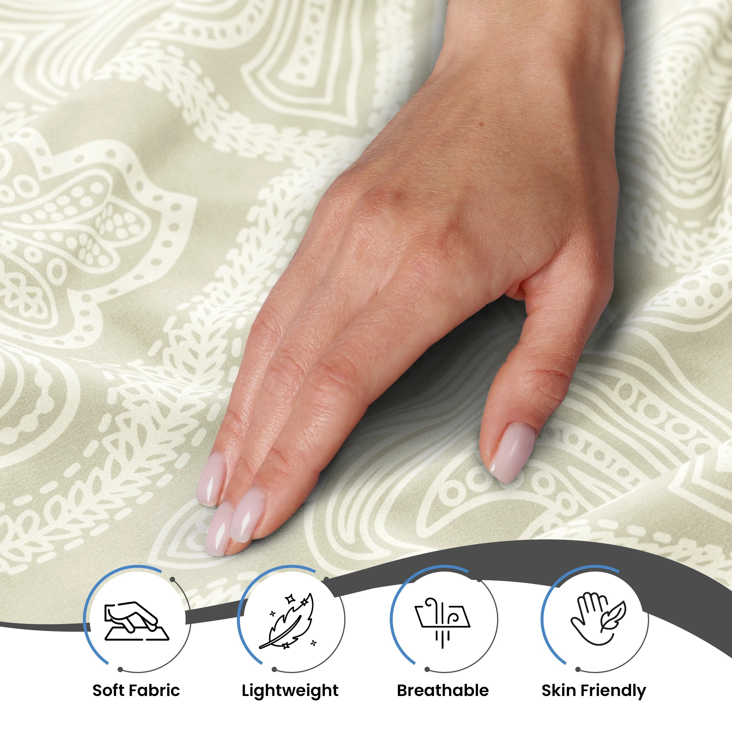 Paisley Manor 6-Piece Luxury Microfiber Sheet Set