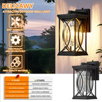 Modern Dusk-to-Dawn Outdoor Wall Sconce