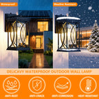 Modern Dusk-to-Dawn Outdoor Wall Sconce