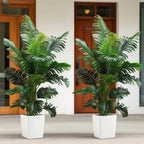 Coastal Haven Faux Palm Tree Set – 35-Inch Tropical Decor (2-Pack)