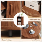 Haven Ridge Fluted Round End Table Set