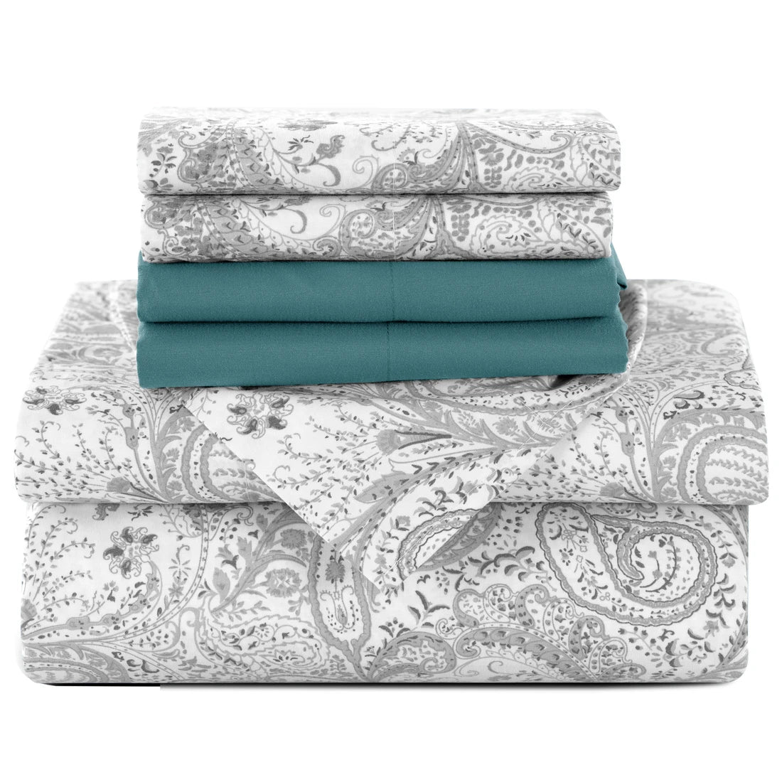 Paisley Manor 6-Piece Luxury Microfiber Sheet Set