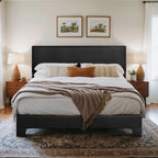 Aspen Haven Upholstered Platform Bed Frame