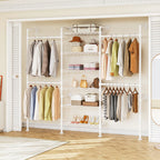 5–8 Ft Expandable Wall-Mounted Closet System