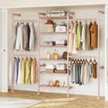 5–8 Ft Expandable Wall-Mounted Closet System