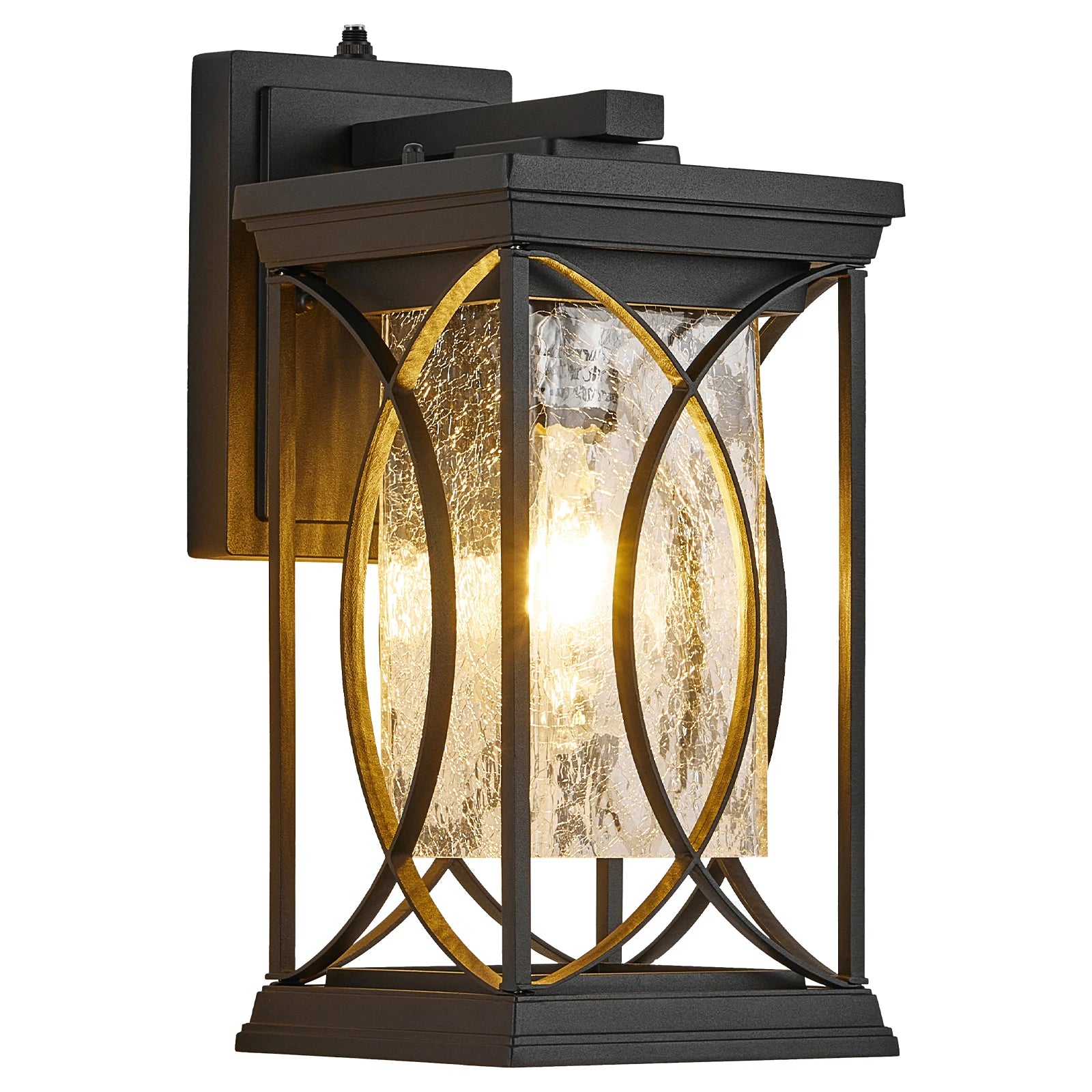 Modern Dusk-to-Dawn Outdoor Wall Sconce