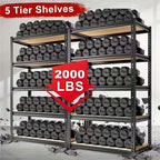 Haven Ridge Pro Adjustable Metal Storage Rack – 2000 lb Per Shelf