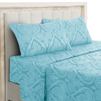 Lux Decor Paisley Brushed Microfiber Sheet Set
