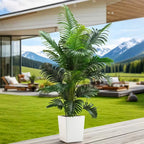 Coastal Haven Faux Palm Tree Set – 35-Inch Tropical Decor (2-Pack)