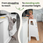 Montessori Toddler Tower - Adjustable Kitchen Stool Helper