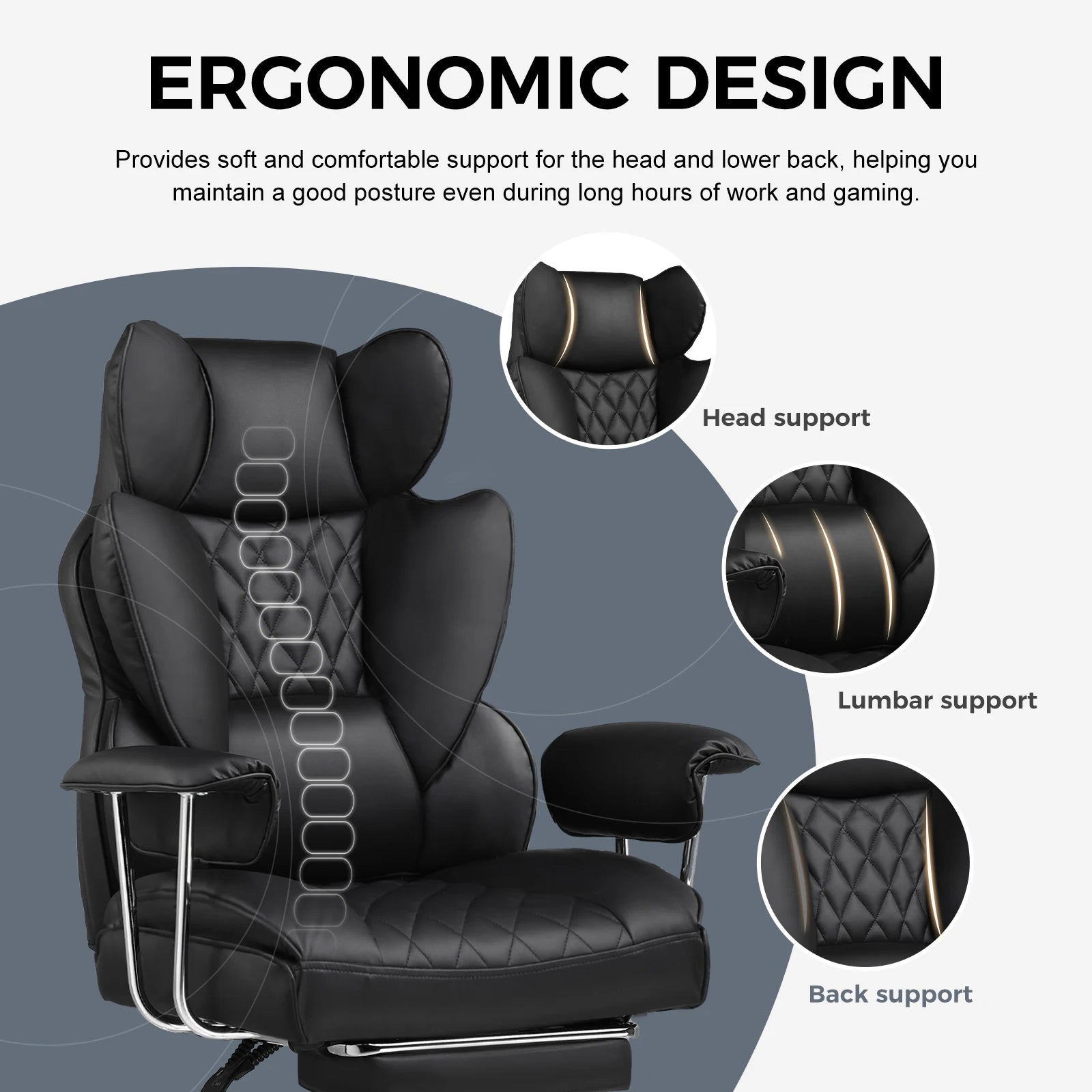 Titan Comfort Big & Tall Ergonomic Gaming Chair