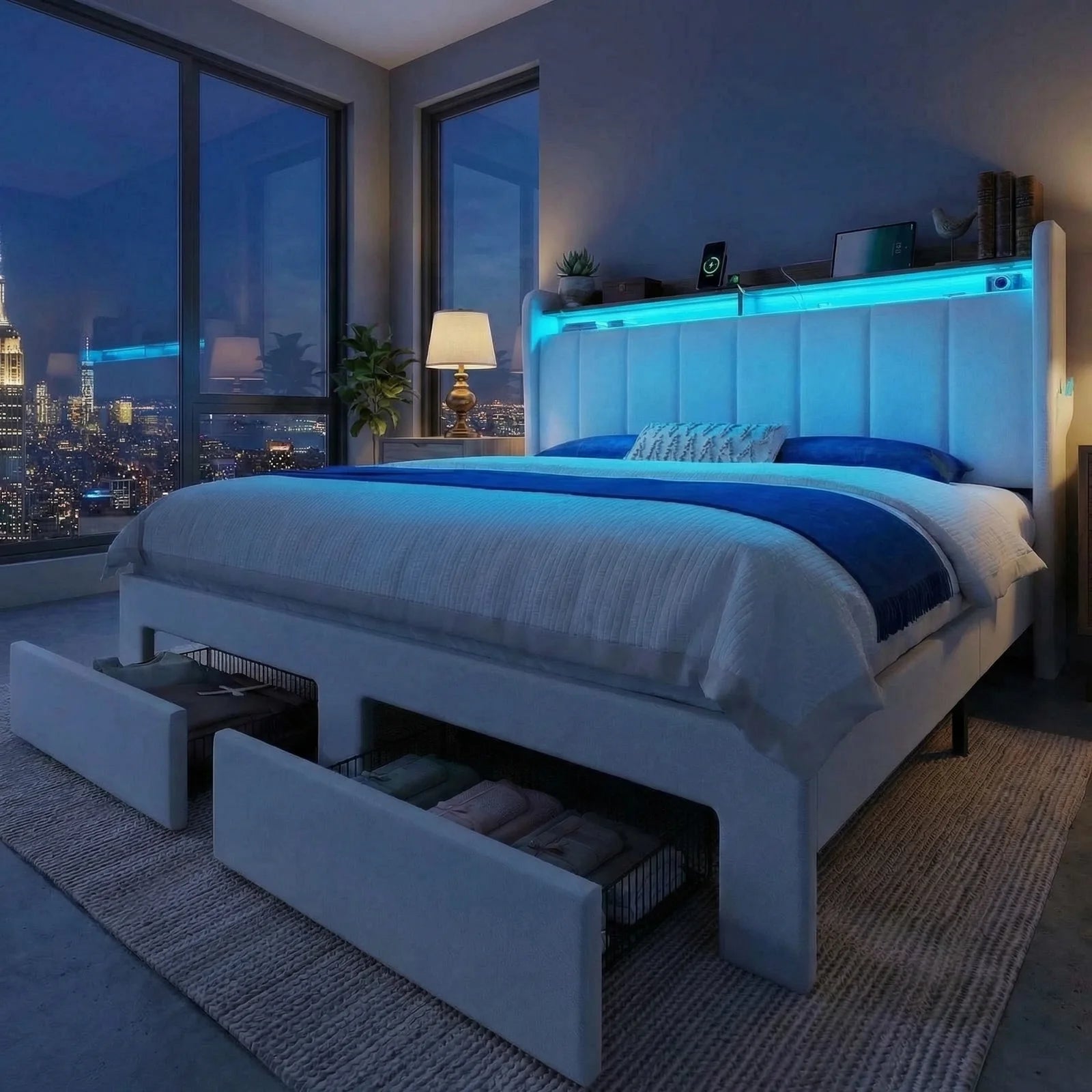 Havenridge Smart Storage Platform Bed Frame