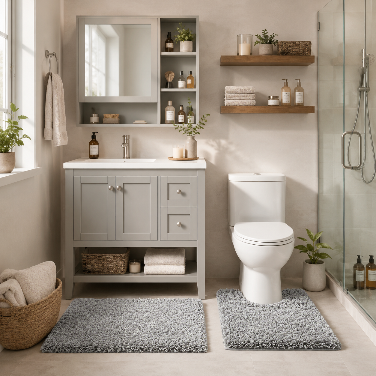 CloudSoft Quick-Dry Bath Mat