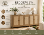 Ridgeview Fluted Buffet Storage Cabinet