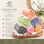 Coastal Luxe Turkish Beach Towel Collection