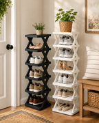 Haven Ridge SpaceSaver Vertical Shoe Organizer – 6 or 9 Tier