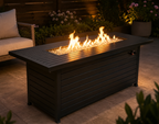 Stone Ridge 57-Inch Outdoor Propane Fire Dining Table