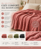 CloudNest Ultra-Soft 3D Plush Fleece Throw Blanket