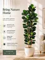 Aspen Faux Fiddle Leaf Fig Tree